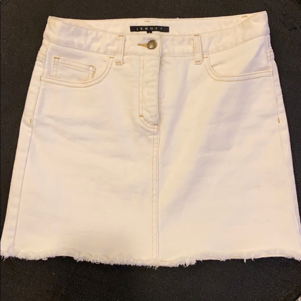 Theory Denim Skirt - Picture 1 of 6